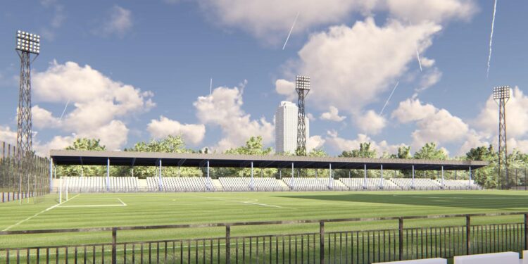 Modernizuje se stadion na SRC Mladost: Gradi se južna tribina, „istok“ dobija krov