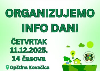 Počinje novi ciklus: Info dan o energetskoj efikasnosti u opštini Kovačica