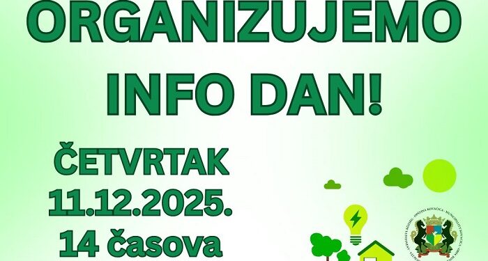 Počinje novi ciklus: Info dan o energetskoj efikasnosti u opštini Kovačica