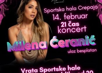 Milena Ćeranić 14. februara u Sportskoj hali u Crepaji
