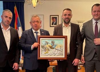Jaroslav Hrubik i Miroslav Tomaš u Bratislavi na obeležavanju Sretenja