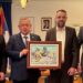 Jaroslav Hrubik i Miroslav Tomaš u Bratislavi na obeležavanju Sretenja
