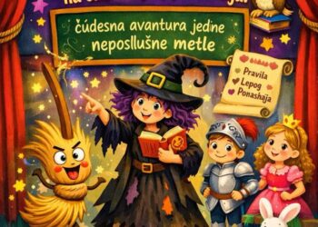 Pozorišna predstava za decu „Veštica na času lepog ponašanja“ 26. marta u Domu kulture Kačarevo
