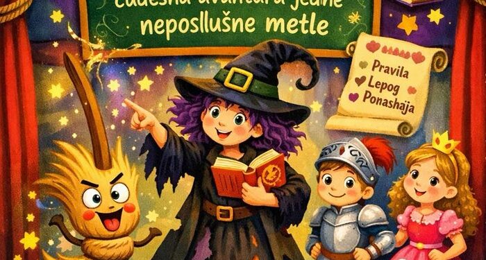 Pozorišna predstava za decu „Veštica na času lepog ponašanja“ 26. marta u Domu kulture Kačarevo