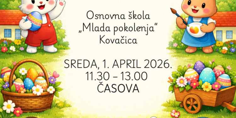Uskršnji vašar u osnovnoj školi u Kovačici