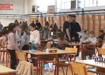 Šahovski spektakl u Crepaji: Takmičenje 250 mladih umova