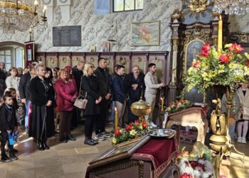 Predsednica Opštine Opovo na svečanoj Uskršnjoj liturgiji u Sefkerinu