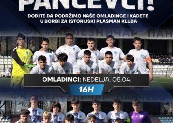 Poziv Pančevcima: Podržimo kadete i omladince FK Železničara u ispisivanju istorije
