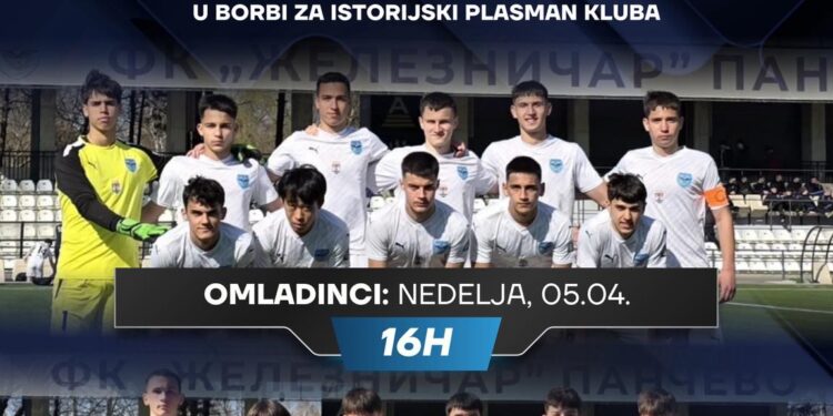 Poziv Pančevcima: Podržimo kadete i omladince FK Železničara u ispisivanju istorije