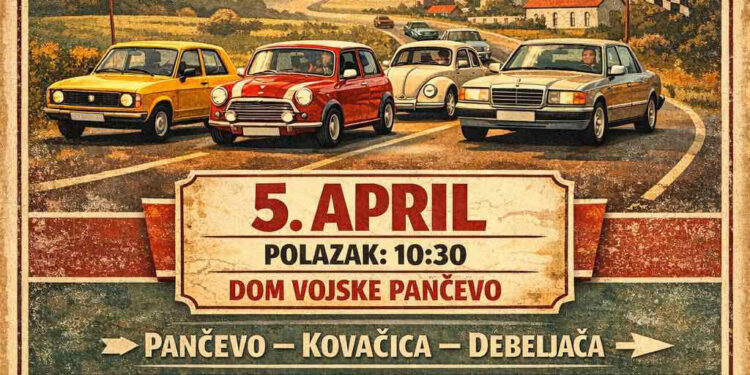 Oldtajmeri iz Pančeva stižu u Kovačicu i Debeljaču: Karavan kroz Banat 5. aprila