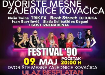 Kovačica domaćin „Festivala ’90“: Spektakl uz poznata imena i besplatan ulaz