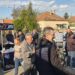 Razgovor sa građanima: Štand Srpske napredne stranke na pijaci u Opovu