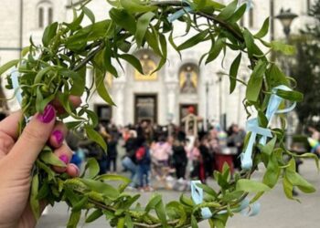 Najava litije povodom Lazareve subote – Vrbice u Kovinu