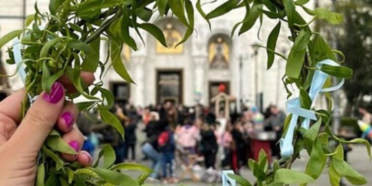 Najava litije povodom Lazareve subote – Vrbice u Kovinu