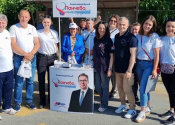 Aktivisti SNS svakog dana sa narodom: Zajedno gradimo jače i uspešnije Pančevo