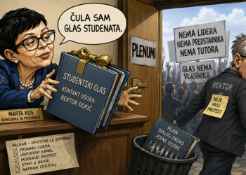 Marta je čula studentski glas: Plenumi preko Đokića ismejali komesarku