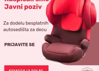 Opština Kovačica raspisala javni poziv za dodelu besplatnih dečijih autosedišta