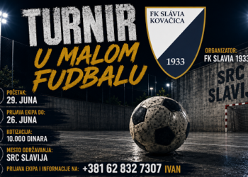 Tradicionalni turnir u malom fudbalu od 29. juna na SRC „Slavija“