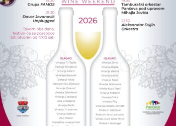 PANČEVO WINE WEEKEND okuplja više od 40 vinarija i 15 gastro izlagača uz odličan muzički program