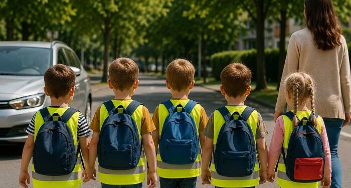 Za bezbedniji put do škole: Svetloodbojni prsluci za sve prvake u opštini Kovin