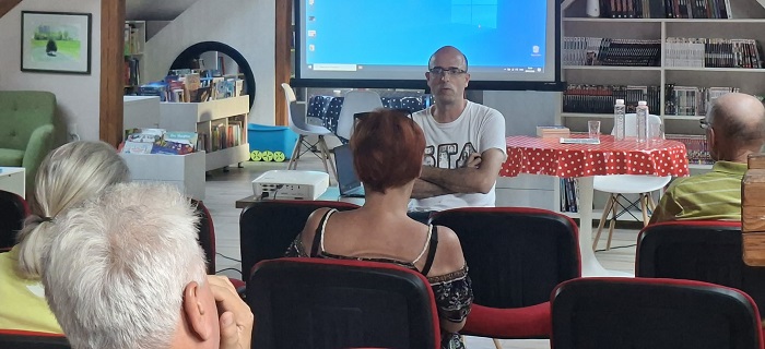 U kovinskoj biblioteci održano filmsko veče o piscu Grigoriju Božoviću