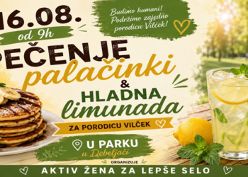 Humanitarna akcija u Debeljači: Palačinke i limunada za porodicu Vilček