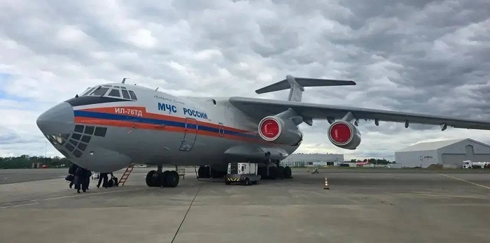 Ruski avion Il-76 MČS Rusije upućen u Republiku Srbiju radi gašenja šumskih požara