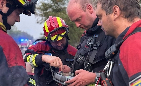 Nemački vatrogasci u Peščari: Teren veoma zahtevan, fizičko opterećenje izuzetno veliko