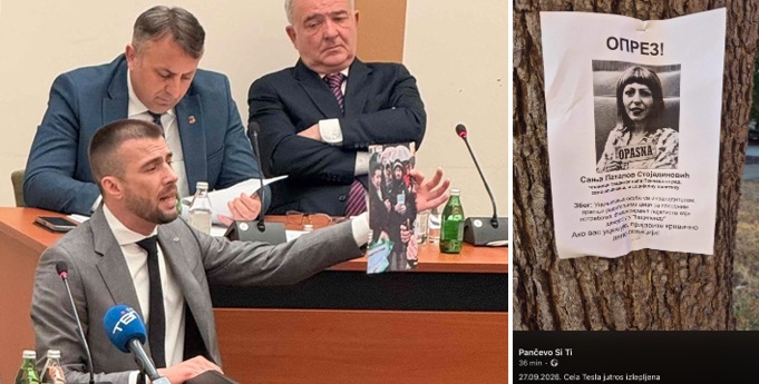 Sanja Patolov na meti opasnog targetiranja: Tešić traži reakciju nadležnih