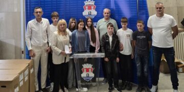 Grad Pančevo nagradio učenike iz Omoljice, šampione Evrope