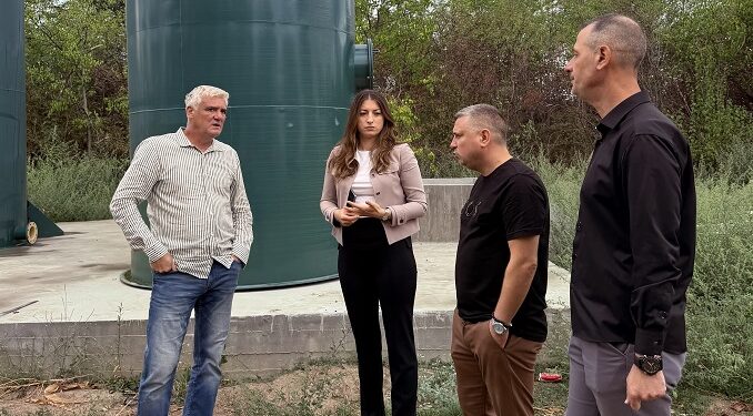 Rukovodstvo Opštine Kovin posetilo završne radove na izgradnji postojenja za preradu pijaće vode u Mramorku