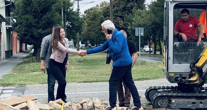 Predsednica opštine Kovin posetila radove na rekonstrukciji vodovodne mreže u Ulici Cara Lazara