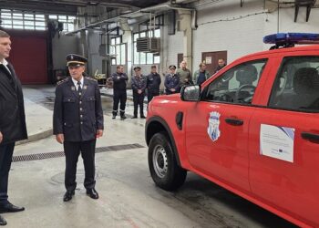 Novo lako terensko vozilo za brže intervencije Gradskog vatrogasnog saveza Pančeva