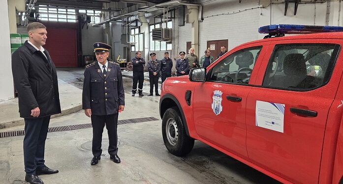 Novo lako terensko vozilo za brže intervencije Gradskog vatrogasnog saveza Pančeva