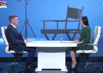 Gradonačelnik Pančeva Aleksandar Stevanović gost emisije „Intervju“ na TV Pančevo