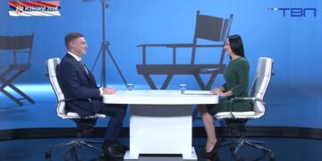 Gradonačelnik Pančeva Aleksandar Stevanović gost emisije „Intervju“ na TV Pančevo