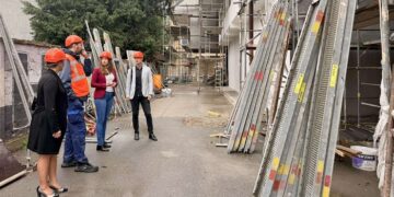 Predsednica opštine Kovin obišla radove na rekonstrukciji Centra za kulturu