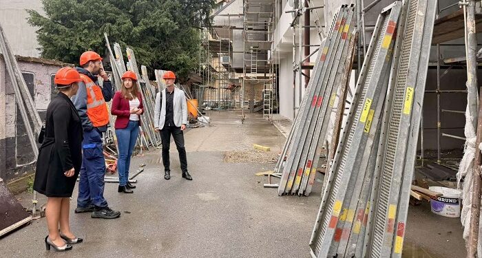 Predsednica opštine Kovin obišla radove na rekonstrukciji Centra za kulturu